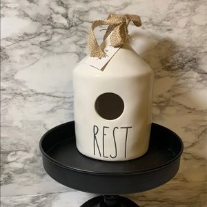 Rae Dunn birdhouse
